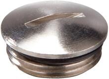 Wiska EMVS-ORD Verschlussschraube mit O-Ring, Messing vernickelt