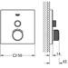 GROHE Smartcontrol Thermostat mit 1 Absperrventil, eckig, EcoJoy, moon white (29153LS0)