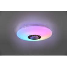 Reality Musica Deckenleuchte LED Weiß, 2-flammig, Fernbedienung, Farbwechsler, 16W, 1700lm (R69031101)