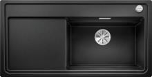 Blanco Zenar XL 6 S Granitspüle, Becken rechts, Dampfgar Plus, mit Ablauffernbedienung, inkl. Holzschneidbrett, SILGRANIT PuraDur