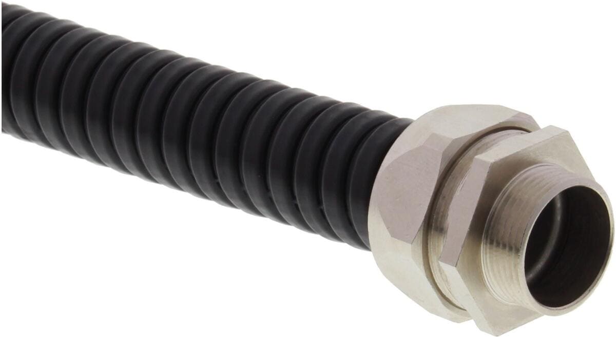 Wiska BMCG-PVC-C-BK Schutzschlauch, Stahl, PVC ummantelt, schwarz ...