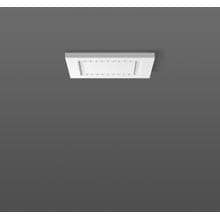 RZB Hemis Square LED-Deckenleuchte, 12W, 1600lm, 4000K, IP40, blendfrei, Linsenoptik, weiß (312187.002.1)