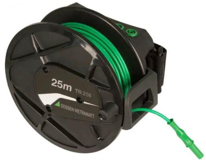 Gossen Z503X TR25 II Kabeltrommel für Niederohm- und Erdungsmessung, 25m (5937198)