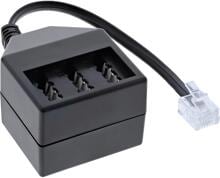 InLine TAE Adapterkabel, RJ11 (6P4C) Stecker auf TAE NFN Buchse (69942A)