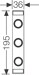 Hensel MiRS18 Reitersicherungselement 3-Polig, 63A, E18, D02, Neozed
