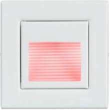 Brumberg LED-Wandeinbauleuchte Rot, 1,2W, 3000K, weiß (R3929R)