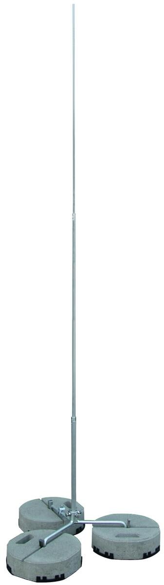 Dehn Fangstange freistehend 2,5 bis 3,5 m FS 22 16 10 3000 AL DBS R320 STTZN (105530) mit Dreibeinstativ