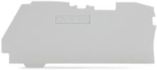 Wago 2106-1291 Abschluss- und Zwischenplatte 1 mm dick, grau