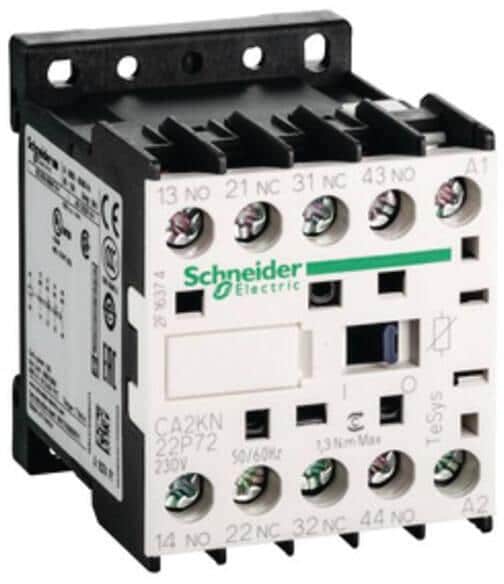 Schneider Electric Kleinschütz mit Schutzbeschaltung, 2S+2Ö, 230V AC (CA2KN22P72)