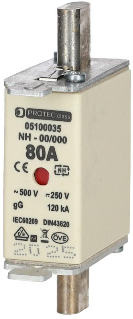 Protec.class PSI NH00 KTF-C NH-Sicherungseinsatz 80A (05100035)