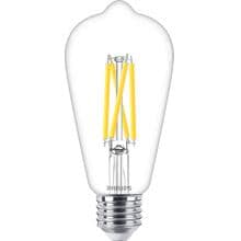 Philips Edison LED Lampe, E27, 5,9W, 806lm, 2200K, klar (929003010701)