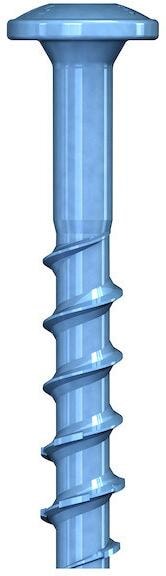 PROTEC.class PBSSLK 6,0x50 Betonschraube, Linsenkopf, Stahl, verzinkt blau, 100 Stück