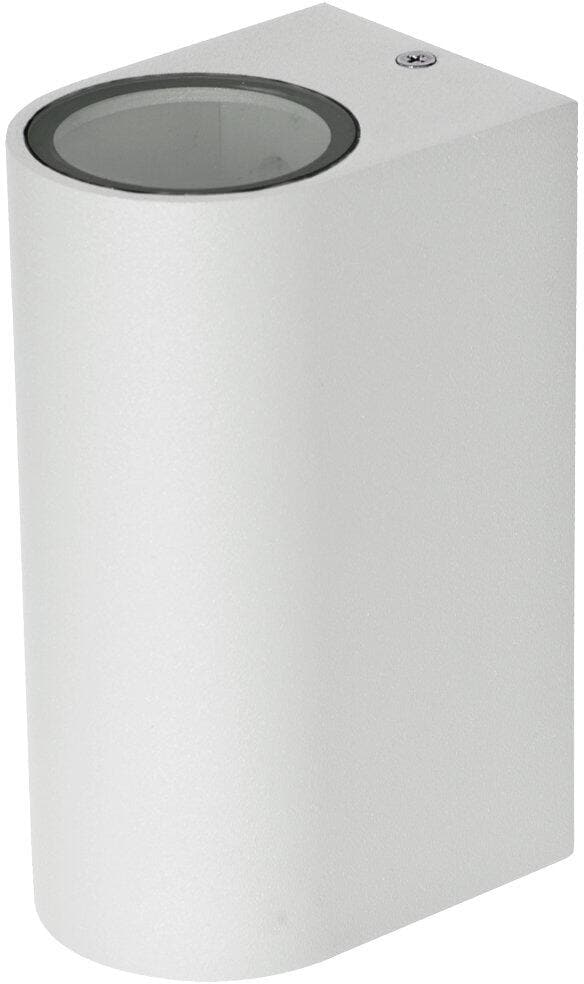 EVN Wandanbau, 2-flmg. (up + down), IP44, GU10, max. 2x11W, 230V, weiß (637201)