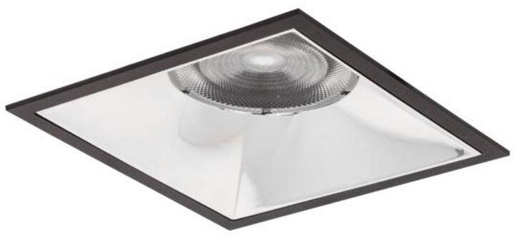 Brumberg APOLLO MAXI LED-Einbaudownlight 230 V AC, 50 Hz, 4.000K, 20,5W, 55°, CRI > 90, quadratisch, schwarz struktur (40644184)