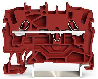 Wago 2002-1203 2-Leiter-Durchgangsklemme, 2,5 mm², rot