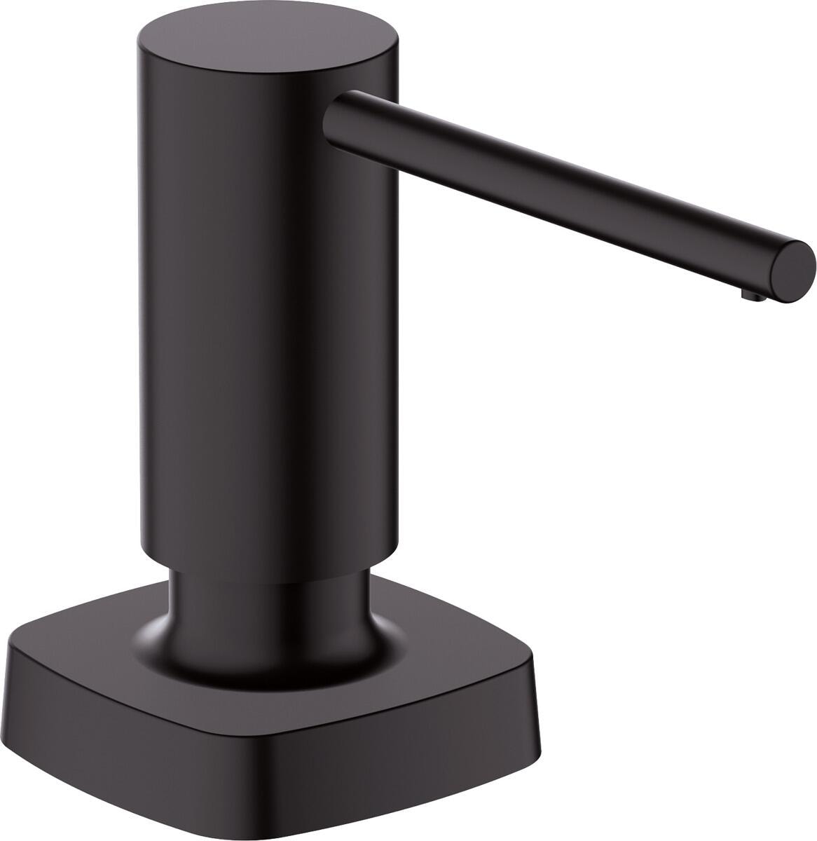 hansgrohe A71 Spülmittel-/ Lotionspender, Metall, 91 mm, mattschwarz (40468670)
