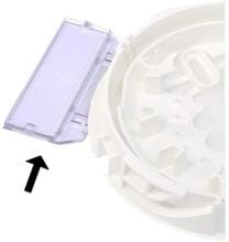 Siemens DBZ1193A Melderkennzeichen zur Standortkennzeichnung, für Feuchtraum-/Nasssockel FDB293/FDB295, Cerberus FIT, transparent (BPZ:4864330001)