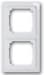 Eltako R2UE55-wg Universalrahmen 2-fach, E-Design, 55x55/80x151mm, weiß glänzend (30055827)