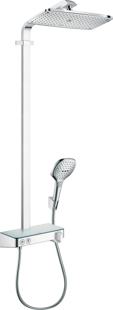 hansgrohe Raindance E Duschsystem 360 1 Strahlart mit ShowerTablet Select 300, Metall, 16,9 l/min, 360 x 190 mm, Chrom, (27288000)