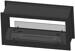 INfire Zweiseitiger Bioethanol Einbaukamin, Inhalt 1 Liter, 900x500x250mm, schwarz (2 SIDE 900)