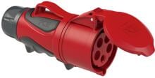 PCE GRIP CEE-Kupplung, 16A, 5p, 6h, IP54, 400V, rot (2153-6)
