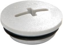 Wiska EVSG-ORD 50 LG Verschlussschraube mit montiertem O-Ring, M50, Polyamid, lichtgrau (10064640)