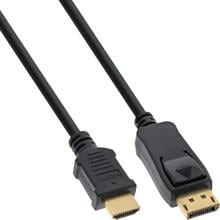 InLine DisplayPort zu HDMI Konverter Kabel, schwarz