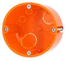 Kaiser 9063-50 Deckenleuchten-Anschlussdose, 68/47 mm, orange