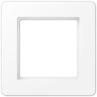 Jung 1-fach Rahmen Set 10 Stück - Schneeweiß Matt Serie A Flow