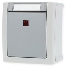 HHG 90591023-DE Kontroll-/Ausschalter FR-AP, Pacific, Grau