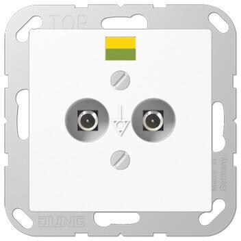 Jung SPA565-2WW Potentialausgleich-Steckdose, alpinweiß