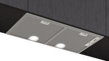 Siemens LB75566 EEK:D iQ300 Lüfterbaustein, 73 cm breit, 614 m³/h, LED Beleuchtung, 3 Lüfterstufen+ Intensivstufe, silbermetallic