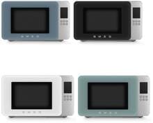 Smeg MOC01 Mikrowelle, 900 W, 29 L, mit Grillfunktion, LCD-Farbdisplay, Timer