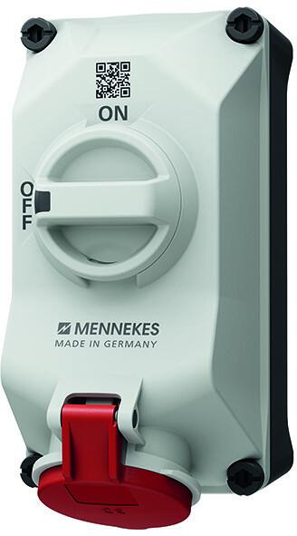 MENNEKES Wandsteckdose DUO 16A3P6h, 230V, IP67 (5602306G)