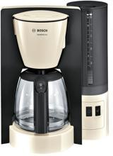 Bosch TKA6A047 Kaffeemaschine mit Filter, 1200W,  Tropfstopp, Easy storage, EasyDescale3, creme weiß/schwarz