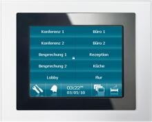 Siemens UP 588/23 Farb-Touch-Panel KNX, 5,7 Zoll Farb-TFT-Display, Unterputz, 24 V AC/DC, USB-Schnittstelle, schwarz (5WG1588-2AB23)