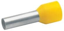 Klauke 47518 Isolierte Aderendhülse, 6qmm,26mm lang, gelb
