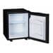 PKM MC35E Minibar Kühlschrank, 38,5 cm breit, 32 L, regelbares Thermostat, LED Beleuchtung, schwarz