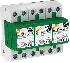 OBO Bettermann MCD50-B/3 Coordinated Lightning Controller Kombi-Ableiter 3-Polig, TN-C-Netz, Typ 1 (5096877)