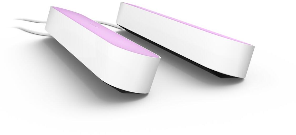 Philips Hue Play Lightbar, Basis-Set Doppelpack, 500lm, 13,2W, 4000K, weiß (915005734601)