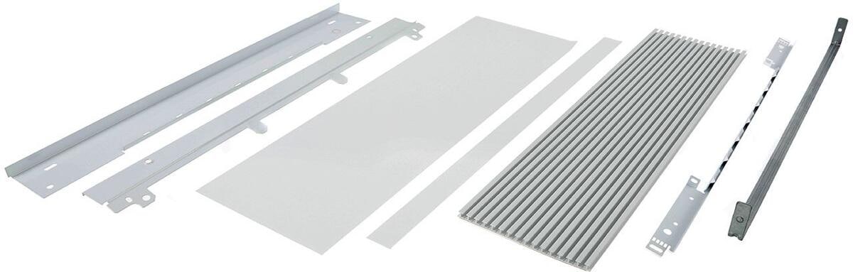 Bosch Siemens 00676329 Einbausatz, Grossteile -Abdeckblech-Unten+oben,Abdeckplatte-groß+, klein,Stabilitaets-Profil,Abdeckleiste