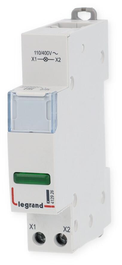 Legrand 412926 CX3 Meldeleuchte LED grün, 110/400V