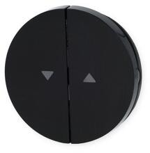 Berker 16252045 Wippen mit Aufdruck Symbol Pfeil, R.1/R.3, schwarz glänzend
