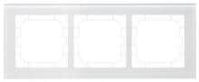 MDT BE-GTR363W.01 Glasrahmen 3-fach für 63mm Programm, Weiß