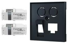 HOMEWAY HW-OFKSE55ANG Fiber Set one.fiber anthrazit