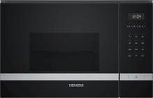 Siemens BE555LMS0 iQ500 Einbau-Mikrowelle, 900 W, 25l, cookControl8, LED-Beleuchtung, Edelstahl