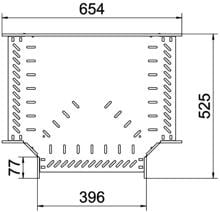 OBO Bettermann RT 640 FS T-Stück für Kabelrinne, horizontal (6038108)