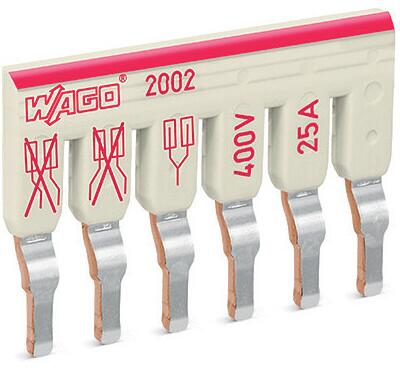 Wago 2002-482 Schachtelbrücker, 12-fach, isoliert, lichtgrau