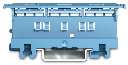 Wago Befestigungsadapter Serie 221 - 4 mm², zur Montage auf TS 35, blau, 10 Stück (221-500/000-006)