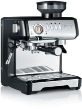 Graef ESM802 Milegra Siebträger-Espressomaschine, 1600 W, 2 Ausläufe, schwarz
